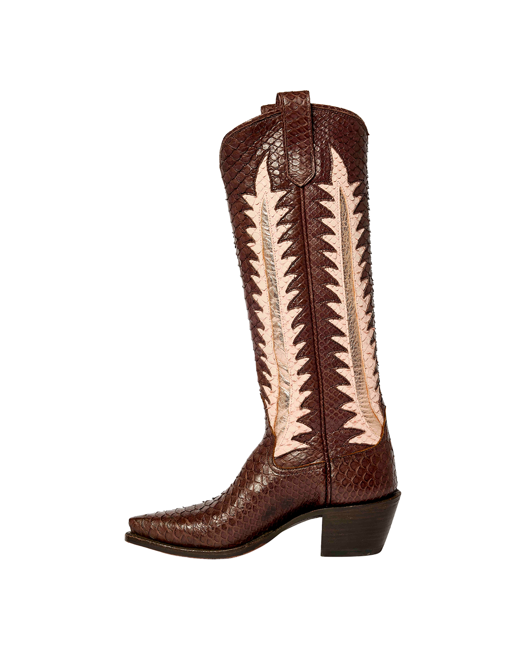 Kate Chocolate Python | Luxury Fashion Women&