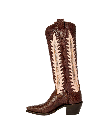 Kate Chocolate Python | Luxury Fashion Women&