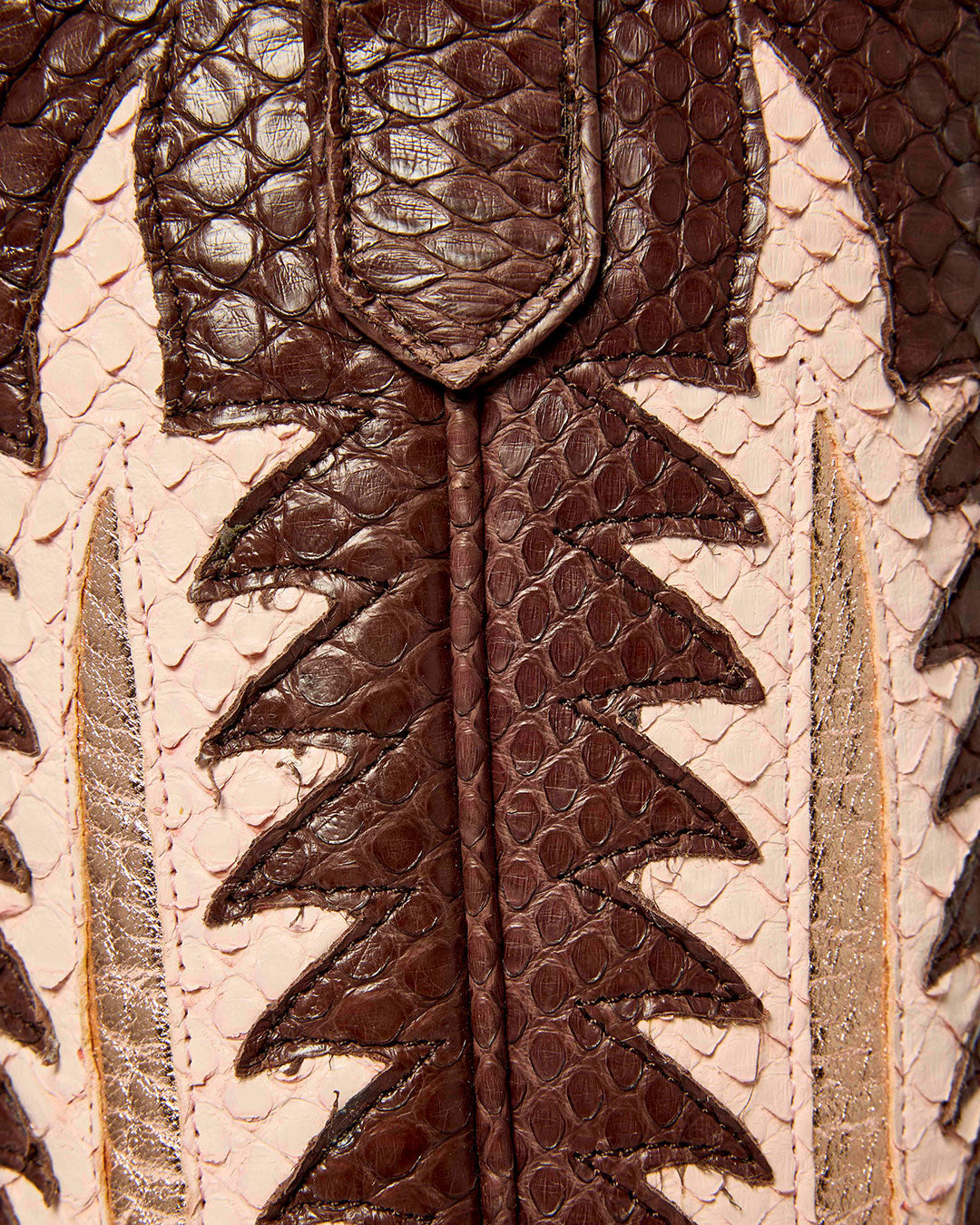 Kate Chocolate Python | Luxury Fashion Women's Cowboy Boot | Miron Crosby