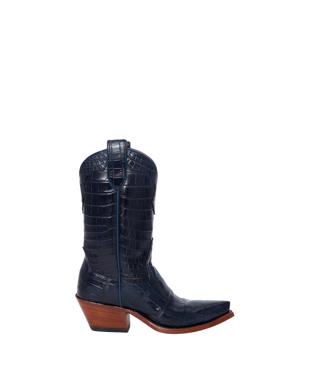 Kerri Navy Croc Women&