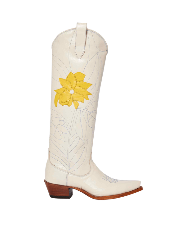 Kirstin Crème Women's Luxury Fashion Cowboy Boots | Miron Crosby