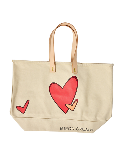 MC Lazy Heart Tote | Miron Crosby