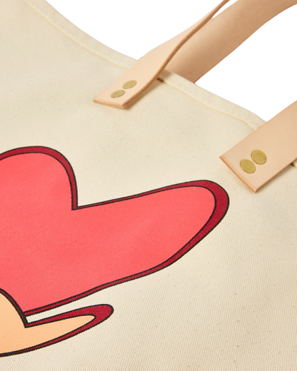 MC Lazy Heart Tote | Miron Crosby