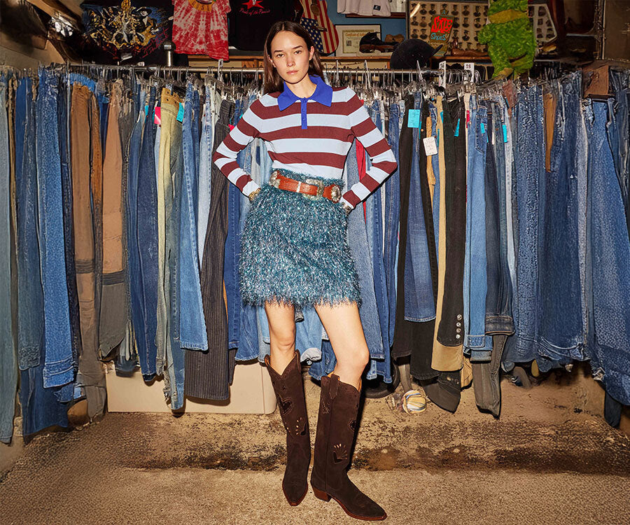 Lilly | Luxury Fashion Women's Cowboy Boot | Miron Crosby