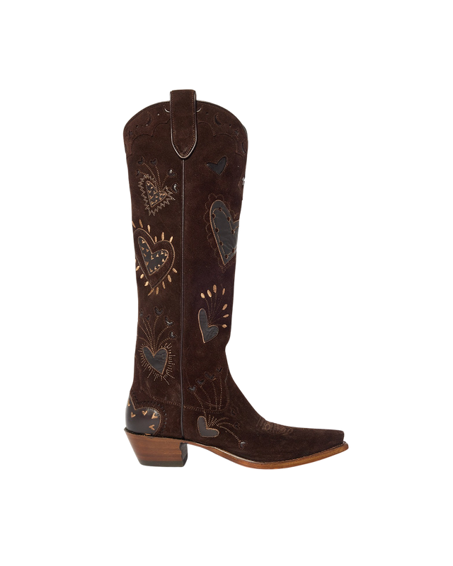 Lilly Chocolate Suede