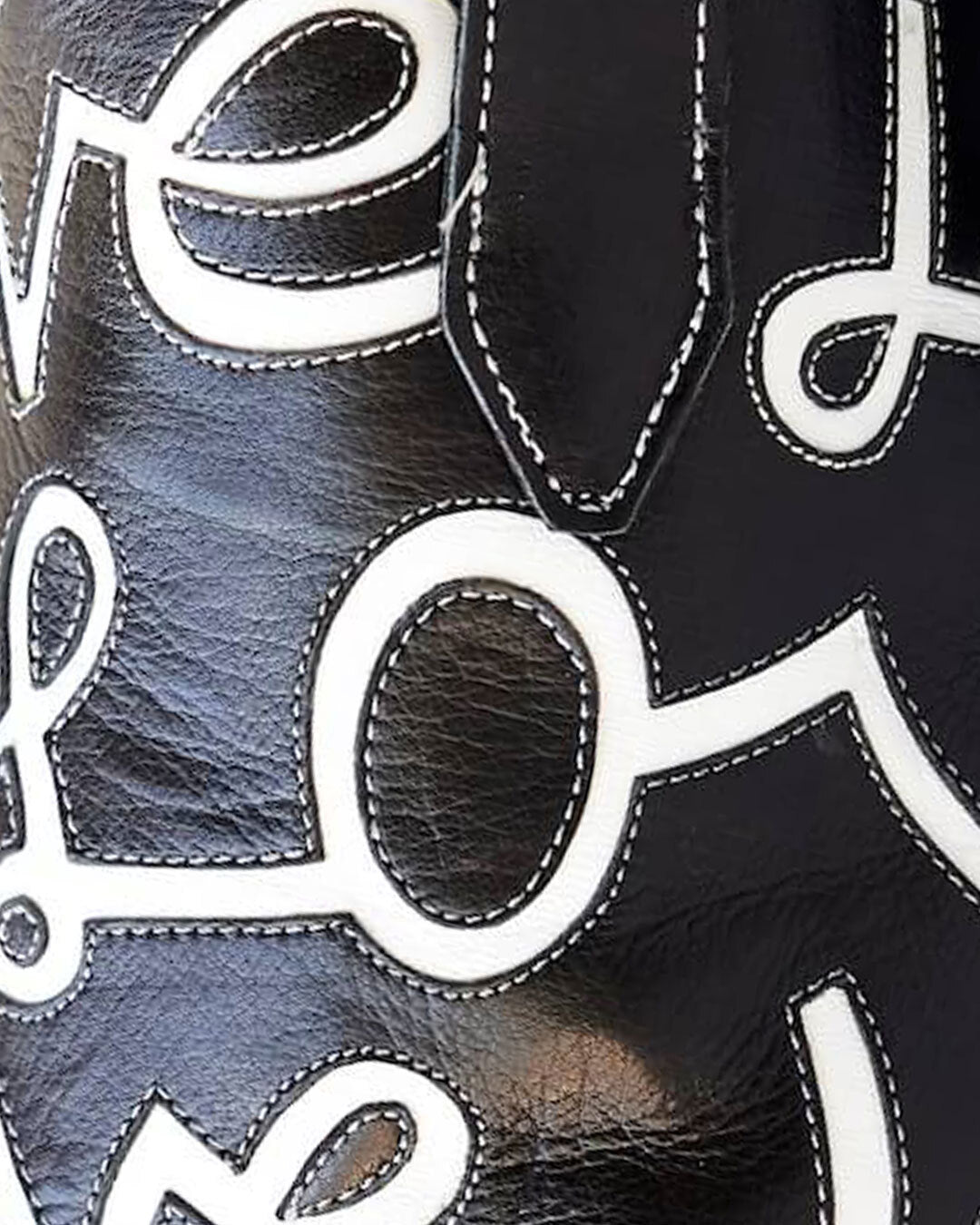 The Love Boot Black | Luxury Fashion Women's Cowboy Boot | Miron Crosby
