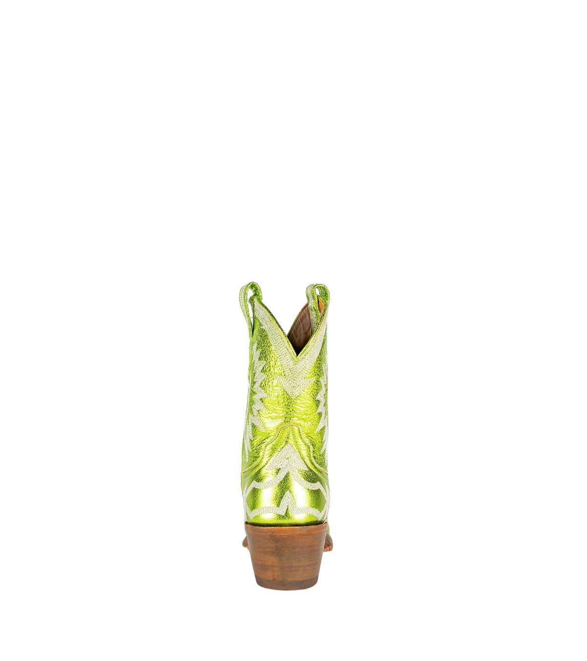 Maggie Metallic Lime Green