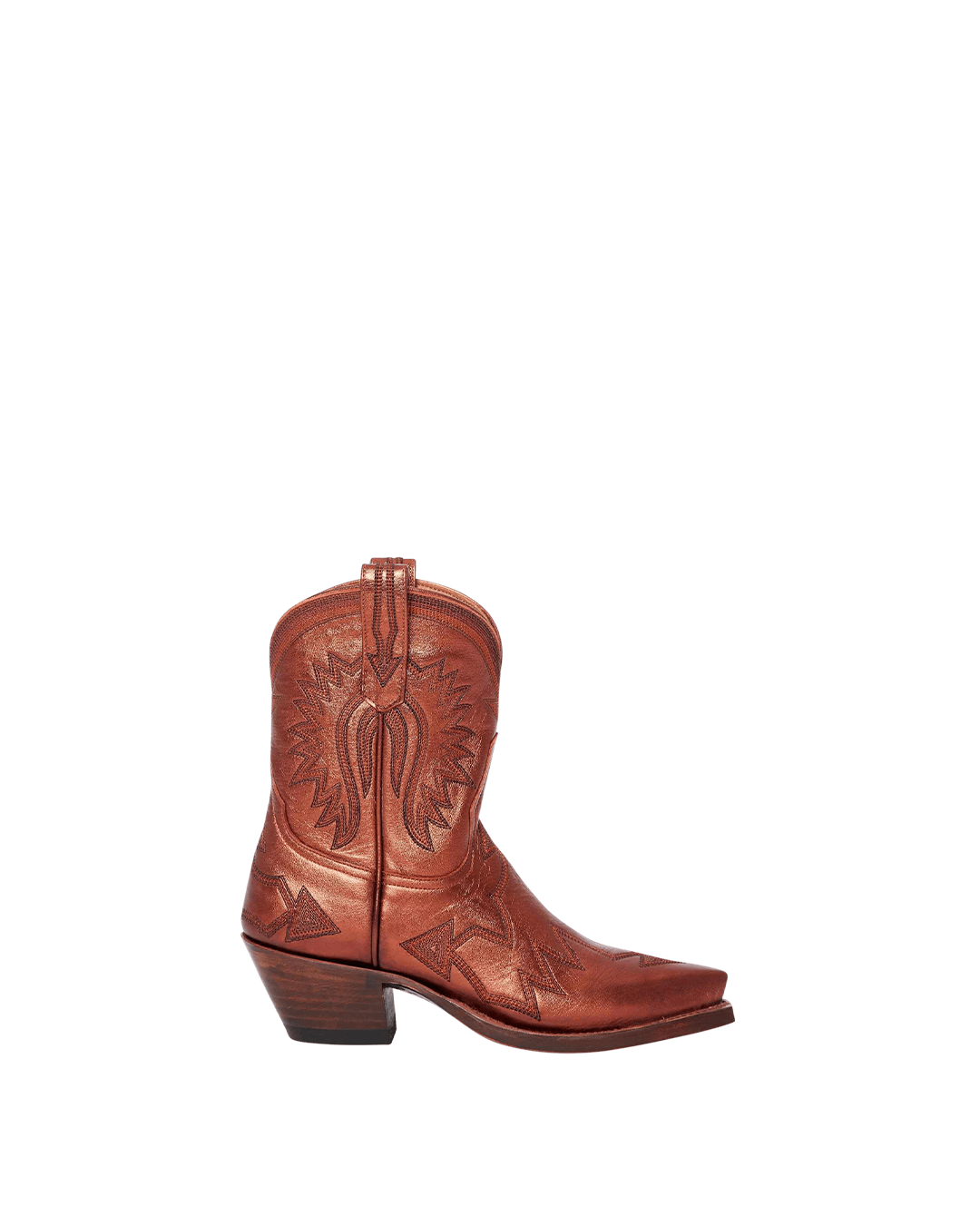 Maggie Metallic Burnt Orange Women&