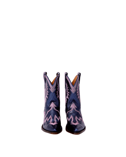 Maggie Metallic Navy/Pink Women&