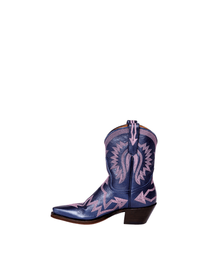 Maggie Metallic Navy/Pink Women&