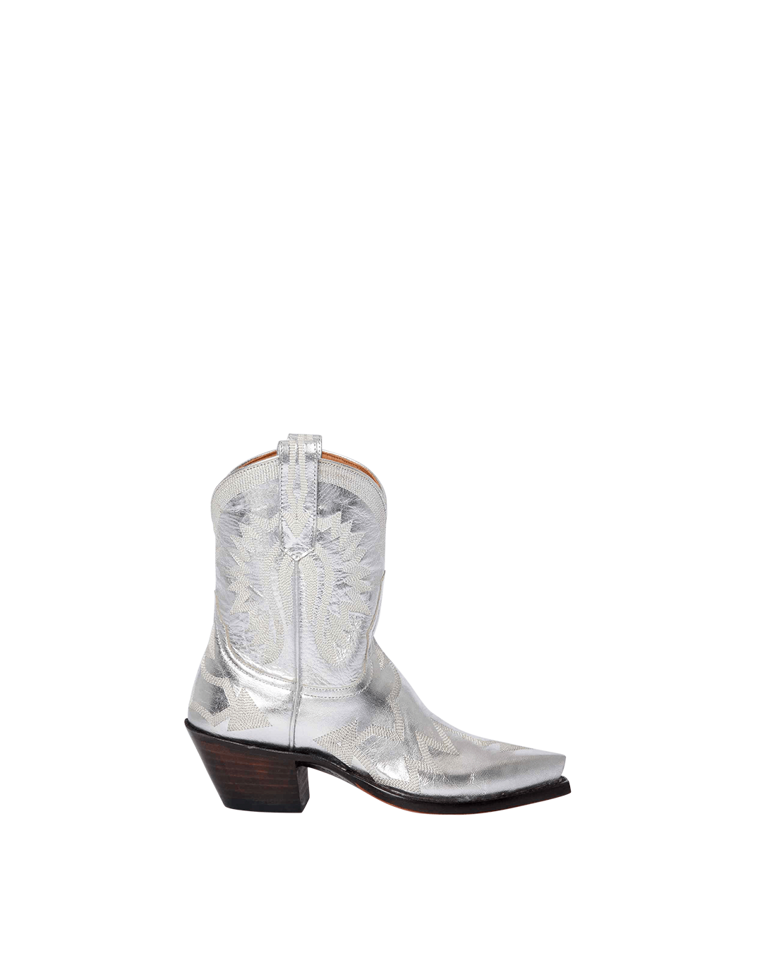 Maggie metallic silver luxury fashion women s cowboy boots miron crosby