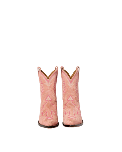 Maggie - Pink Suede | Luxury Fashion Women&