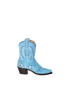 Maggie Powder Blue Suede | Luxury Fashion Cowboy Boots | Miron Crosby