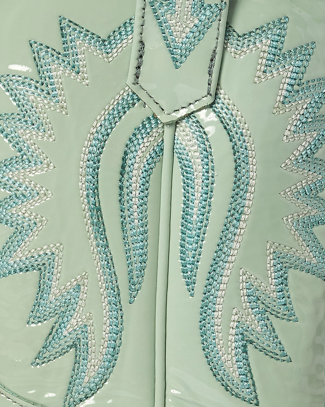 Maggie - Teal - Patent | Luxury Fashion Women's Cowboy Boot | Miron Crosby