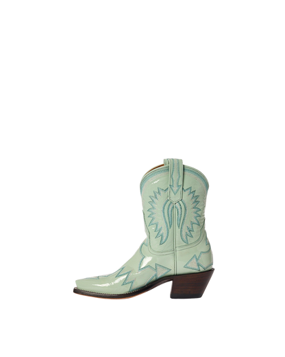 Maggie - Teal - Patent | Luxury Fashion Women&