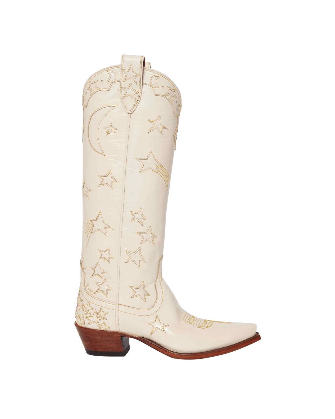 Margretta Crème Women's Luxury Fashion Cowboy Boots | Miron Crosby