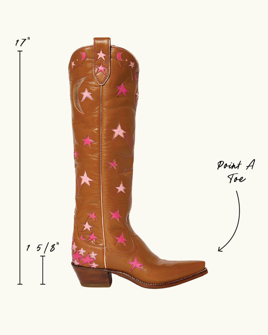 Margretta - Sienna | Luxury Fashion Women's Cowboy Boot | Miron Crosby