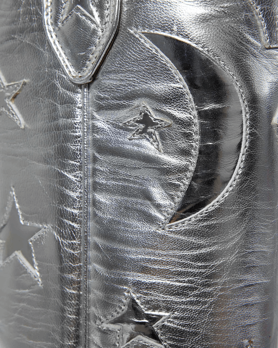 Margretta - Silver | Luxury Fashion Women's Cowboy Boot | Miron Crosby
