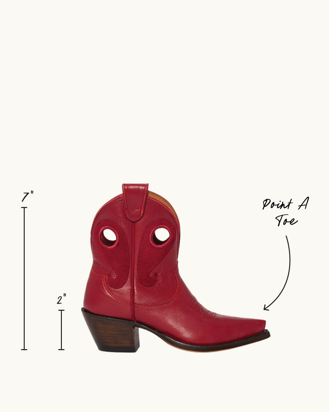 Marianne - Crimson | Luxury Fashion Women's Cowboy Boot | Miron Crosby
