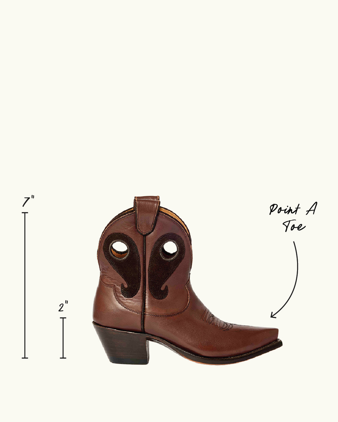 Marianne - Espresso | Luxury Fashion Women's Cowboy Boot | Miron Crosby