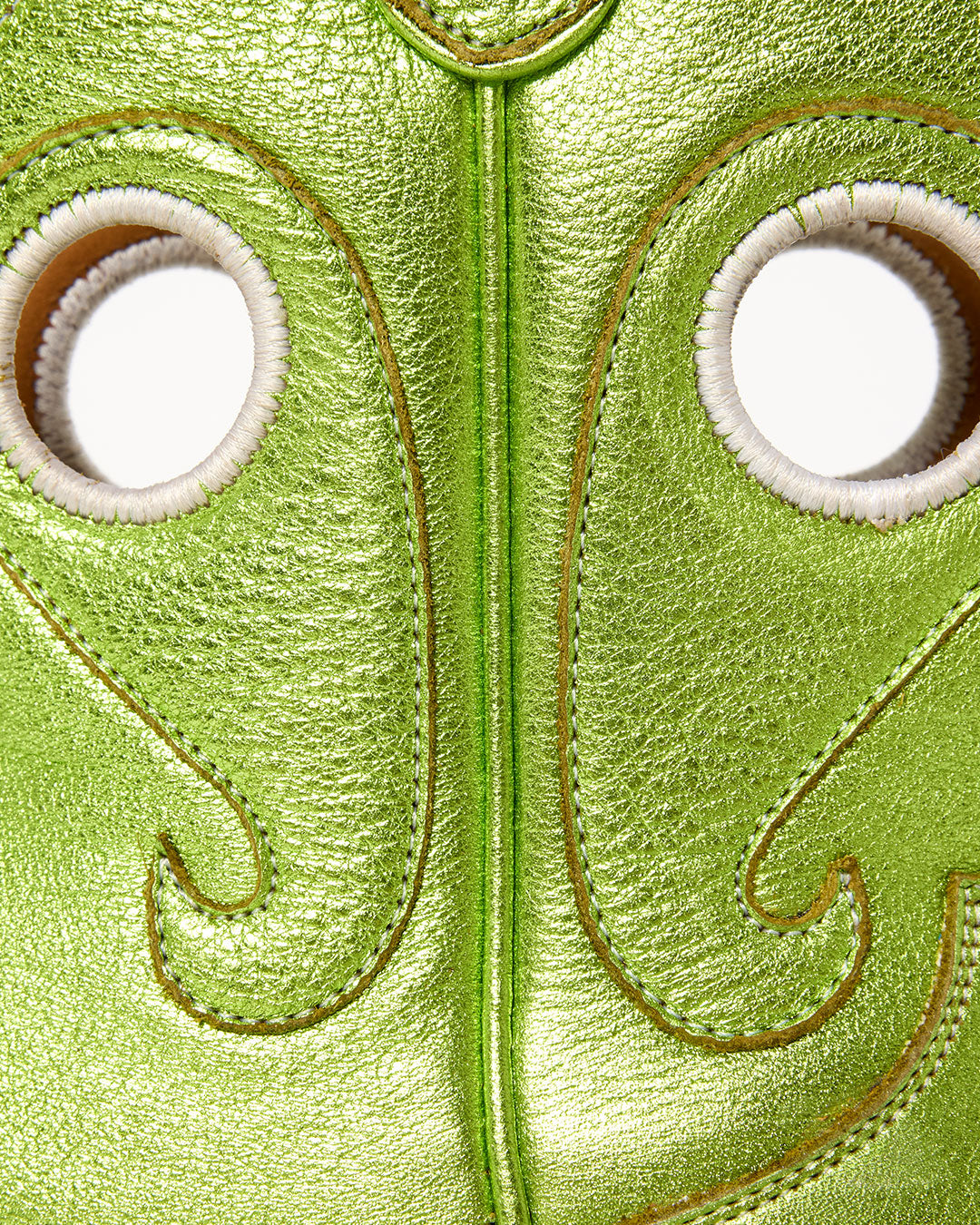 Marianne Metallic Lime Green | Luxury Fashion Women's Cowboy Boot | Miron Crosby