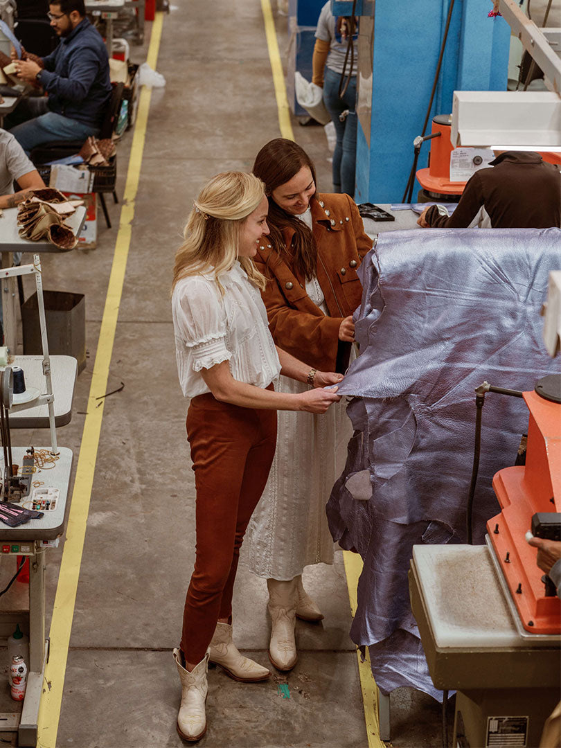 <p>Every Miron Crosby boot begins with the finest materials. We carefully select premium hides known for their durability, texture, and character. Each piece is inspected to ensure it meets our exacting standards. We’ve explored everything from metallic leathers to denim, and now patent, but it’s never about doing something new just for the sake of it. It has to feel intentional and aligned with our point of view. </p>