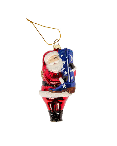 Ornament Nice List | Luxury Fashion Women's Cowboy Boot | Miron Crosby