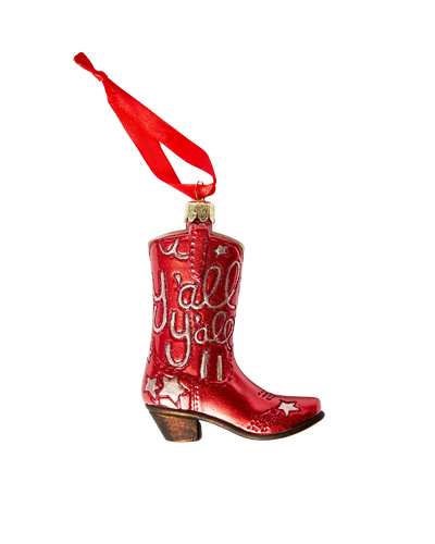 Ornament Sophie Red | Luxury Fashion Women's Cowboy Boot | Miron Crosby