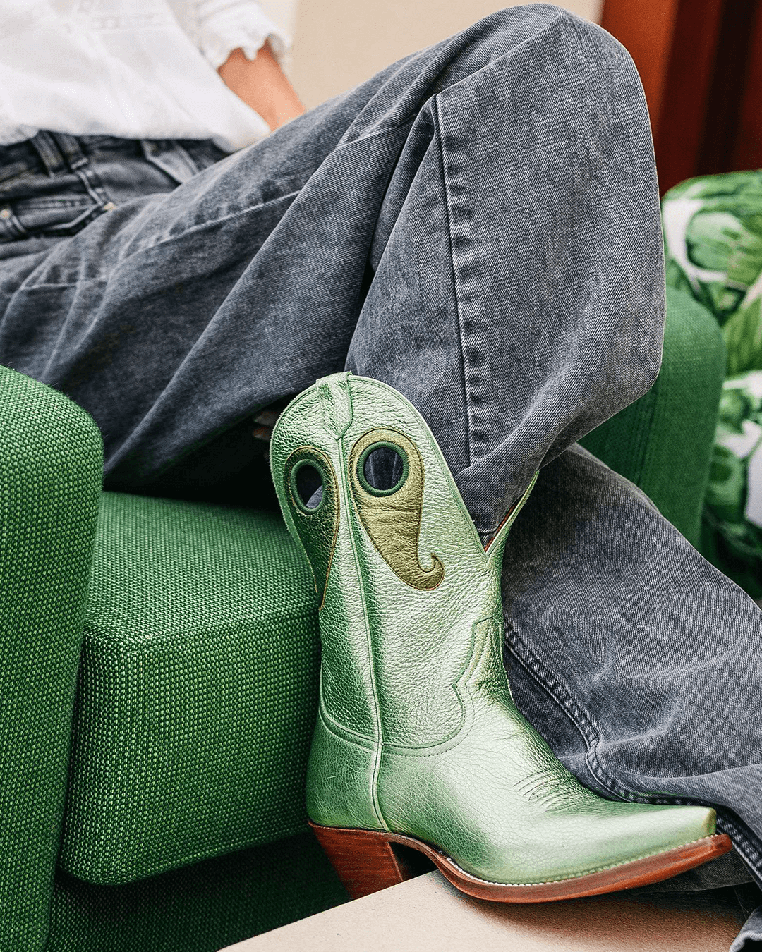 Molly Metallic Green