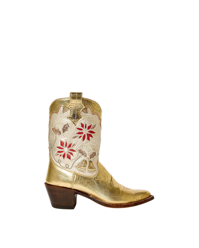 Noelle - Metallic Gold | Luxury Fashion Women's Cowboy Boot | Miron Crosby