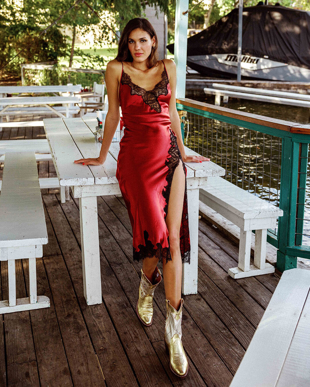 Noelle Metallic Gold