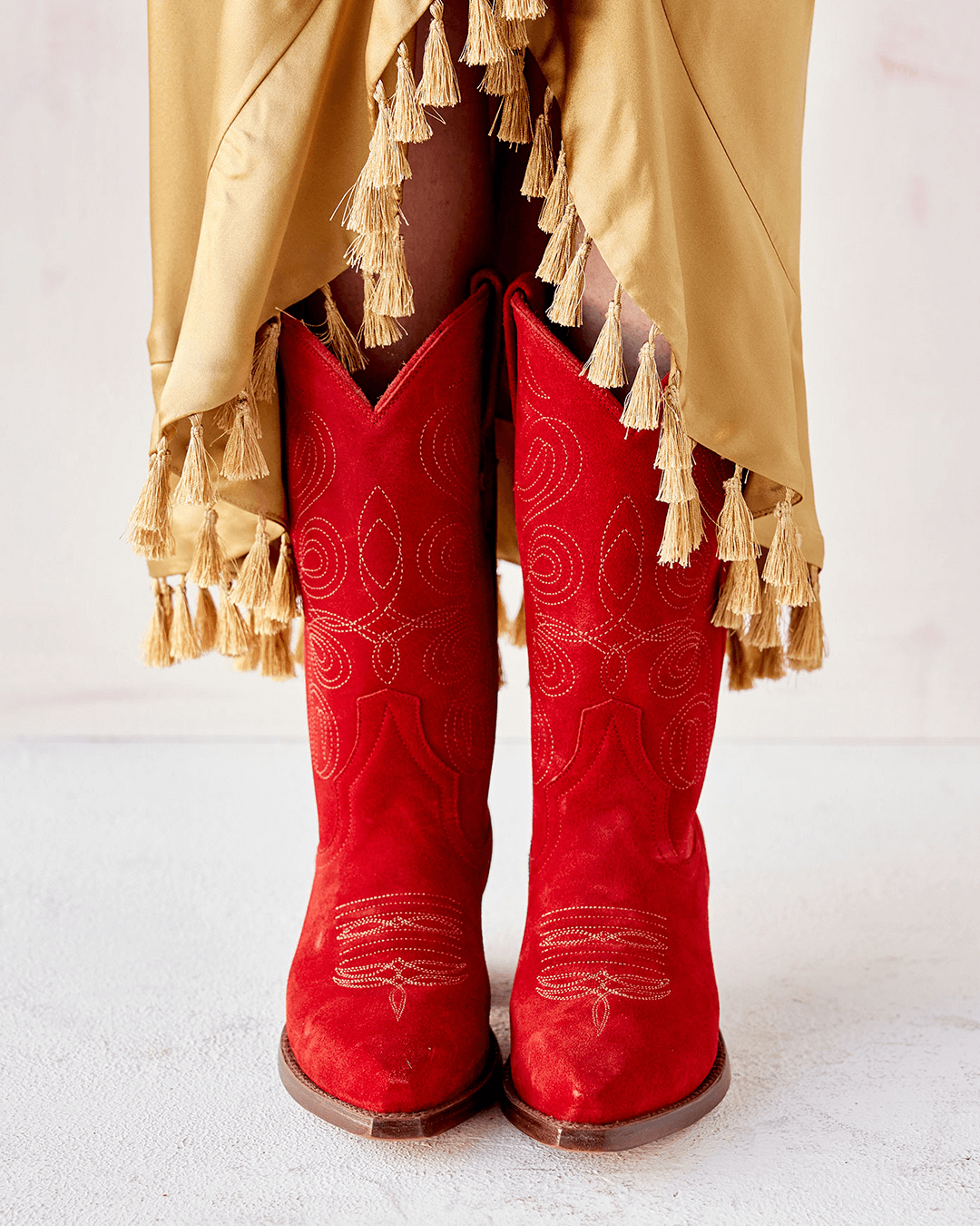 Sally Scarlet Suede Luxury Fashion Women s Cowboy Boots Miron Crosby