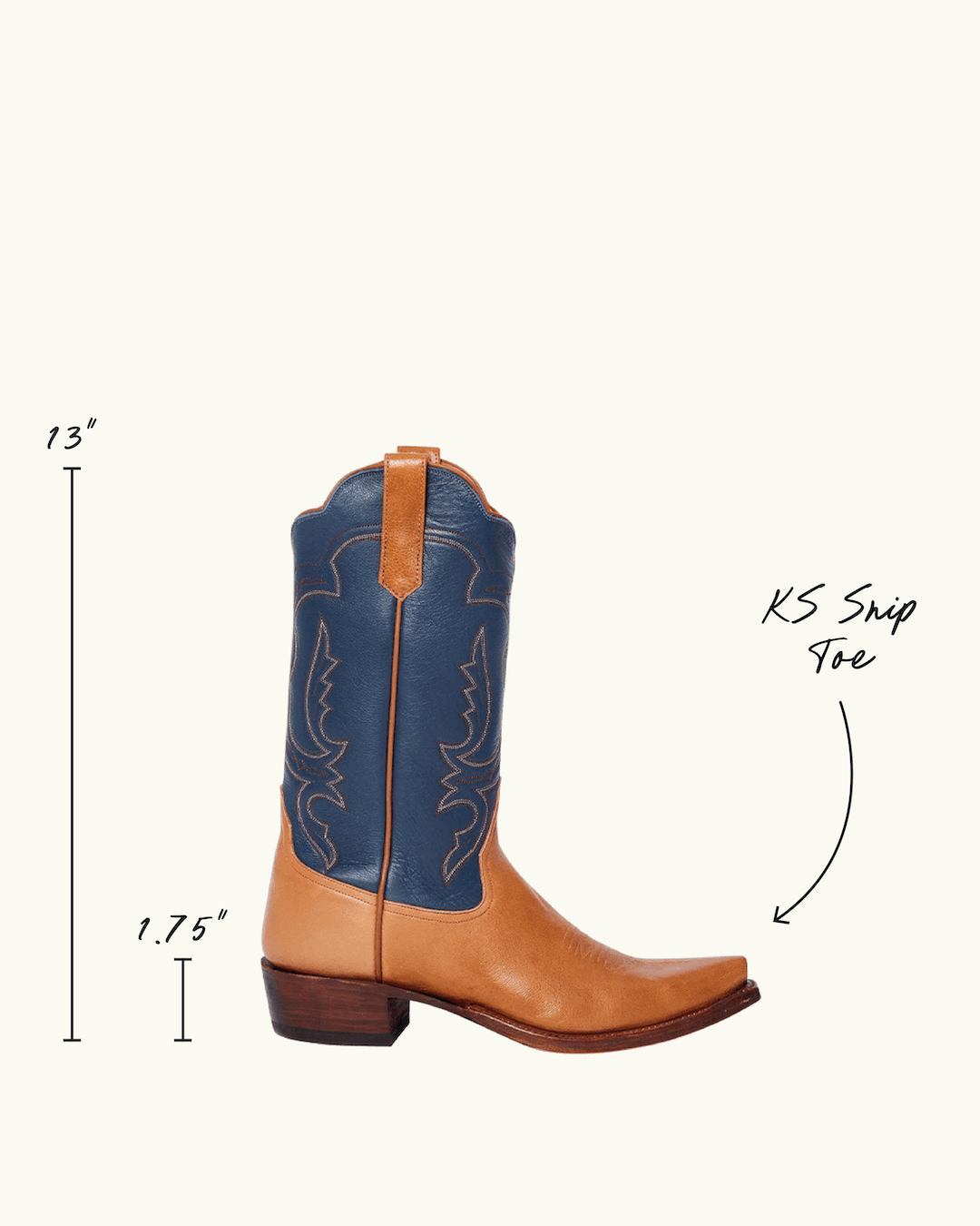 Seth Navy | Luxury Fashion Men's Cowboy Boot | Miron Crosby