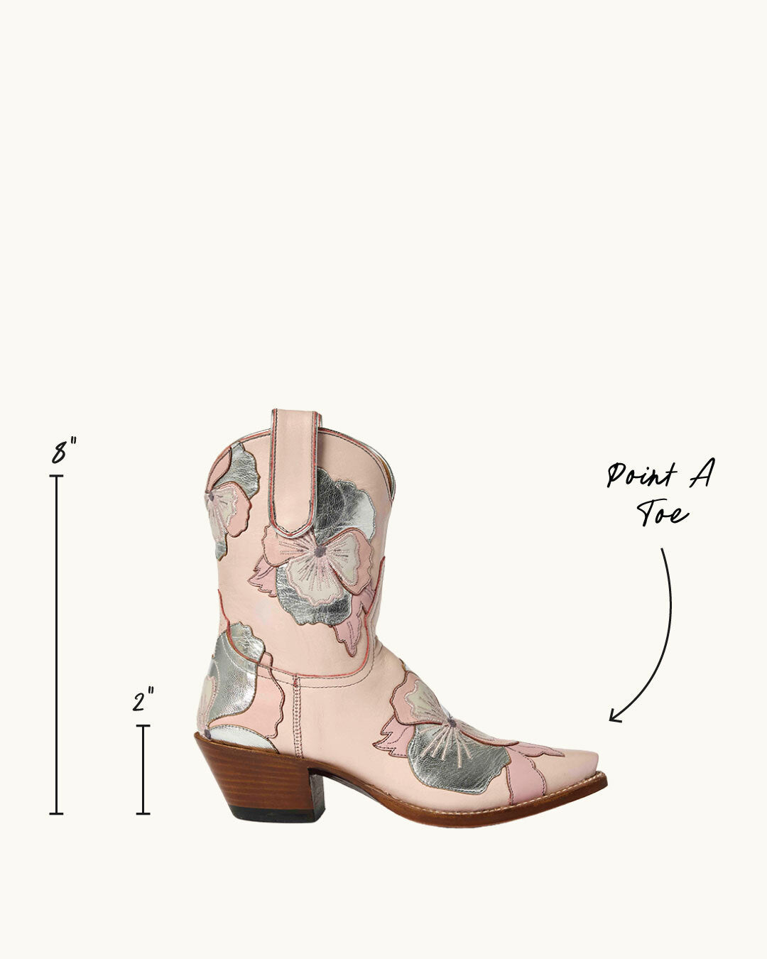 Teressa - Pink | Luxury Fashion Women's Cowboy Boot | Miron Crosby