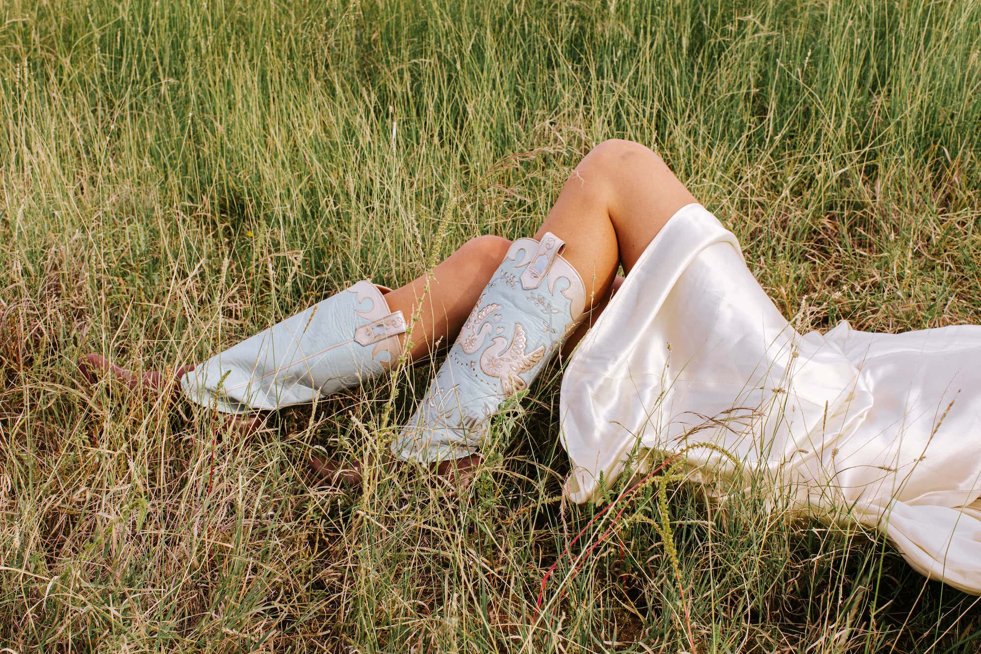 Cowgirl boots for wedding dress best sale