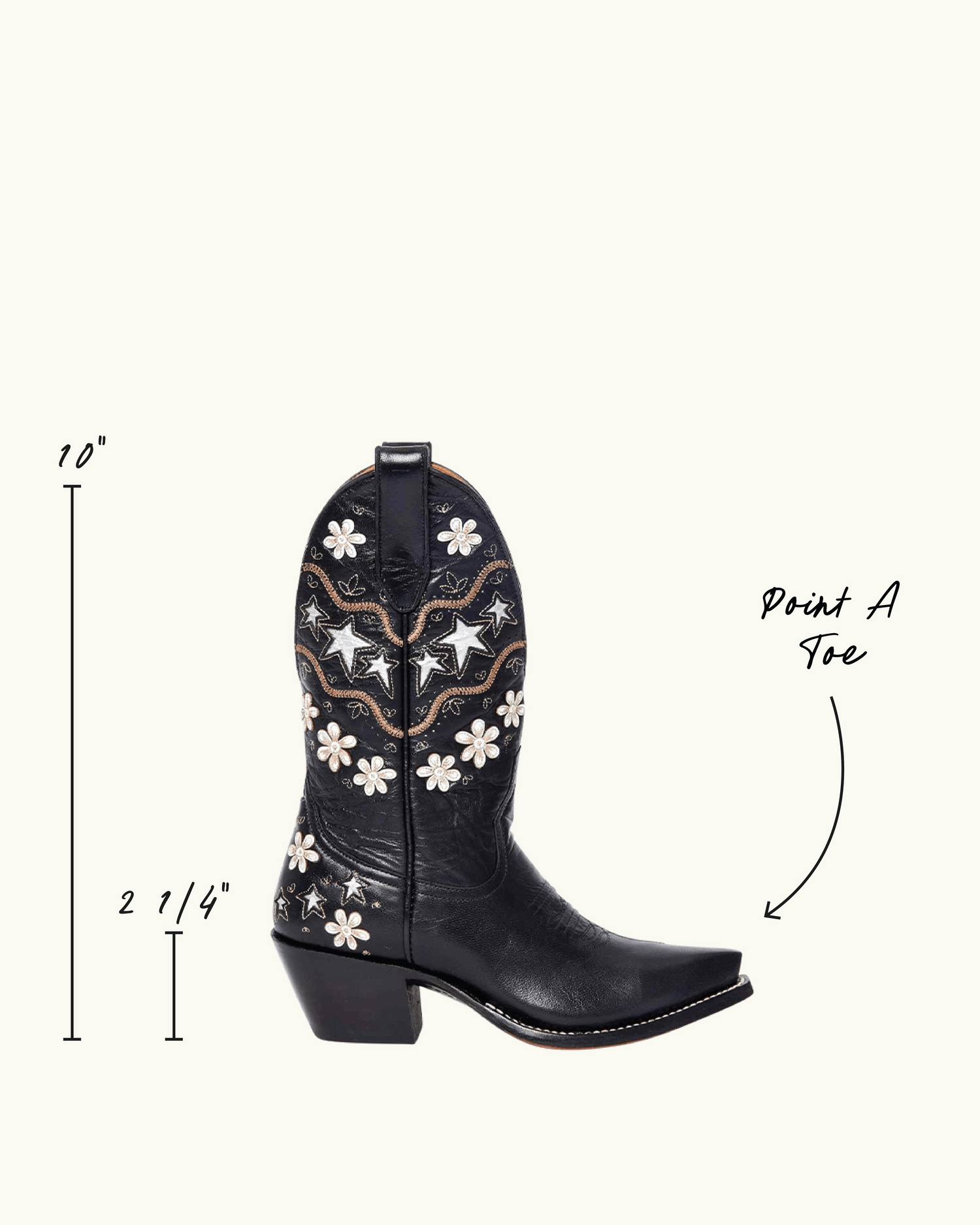 Wade Black Luxury Fashion Women's Cowboy Boots | Miron Crosby