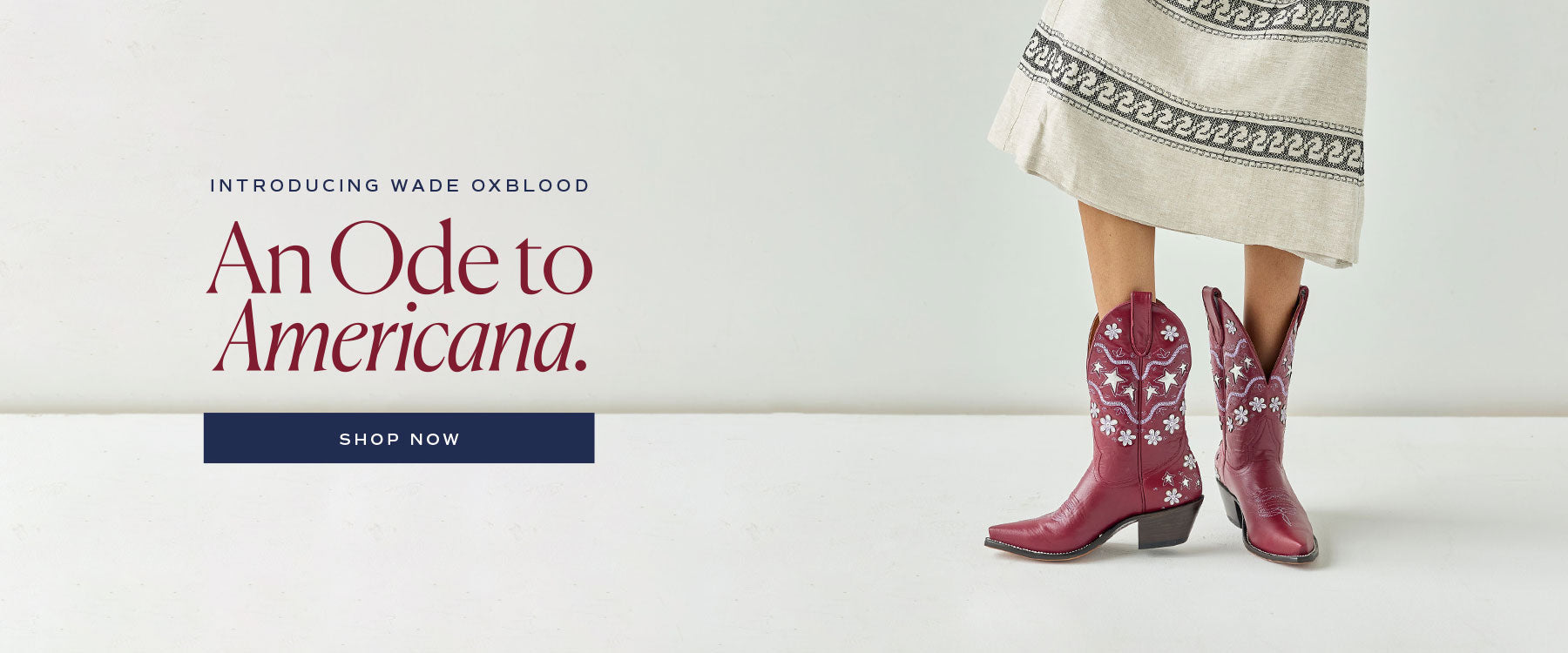 Wade - Oxblood | Luxury Fashion Women's Cowboy Boot | Miron Crosby