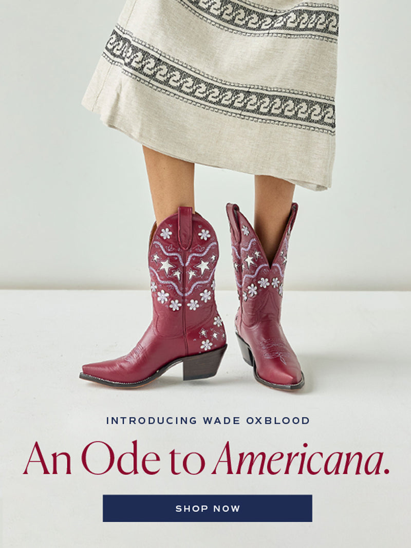 Wade - Oxblood | Luxury Fashion Women's Cowboy Boot | Miron Crosby