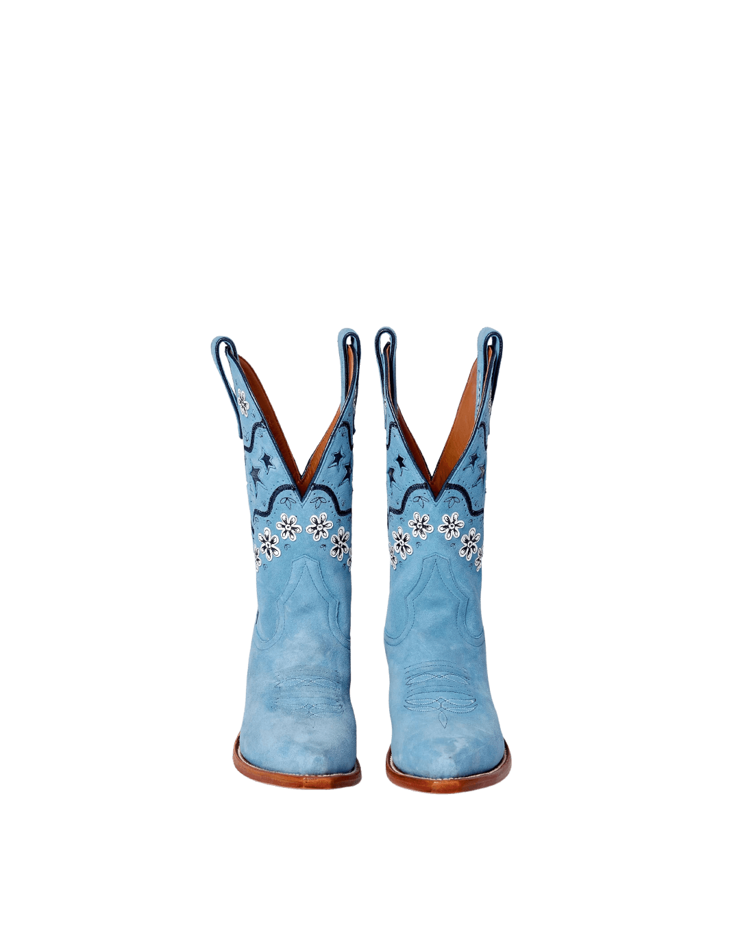 Wade Powder Blue Suede Women&