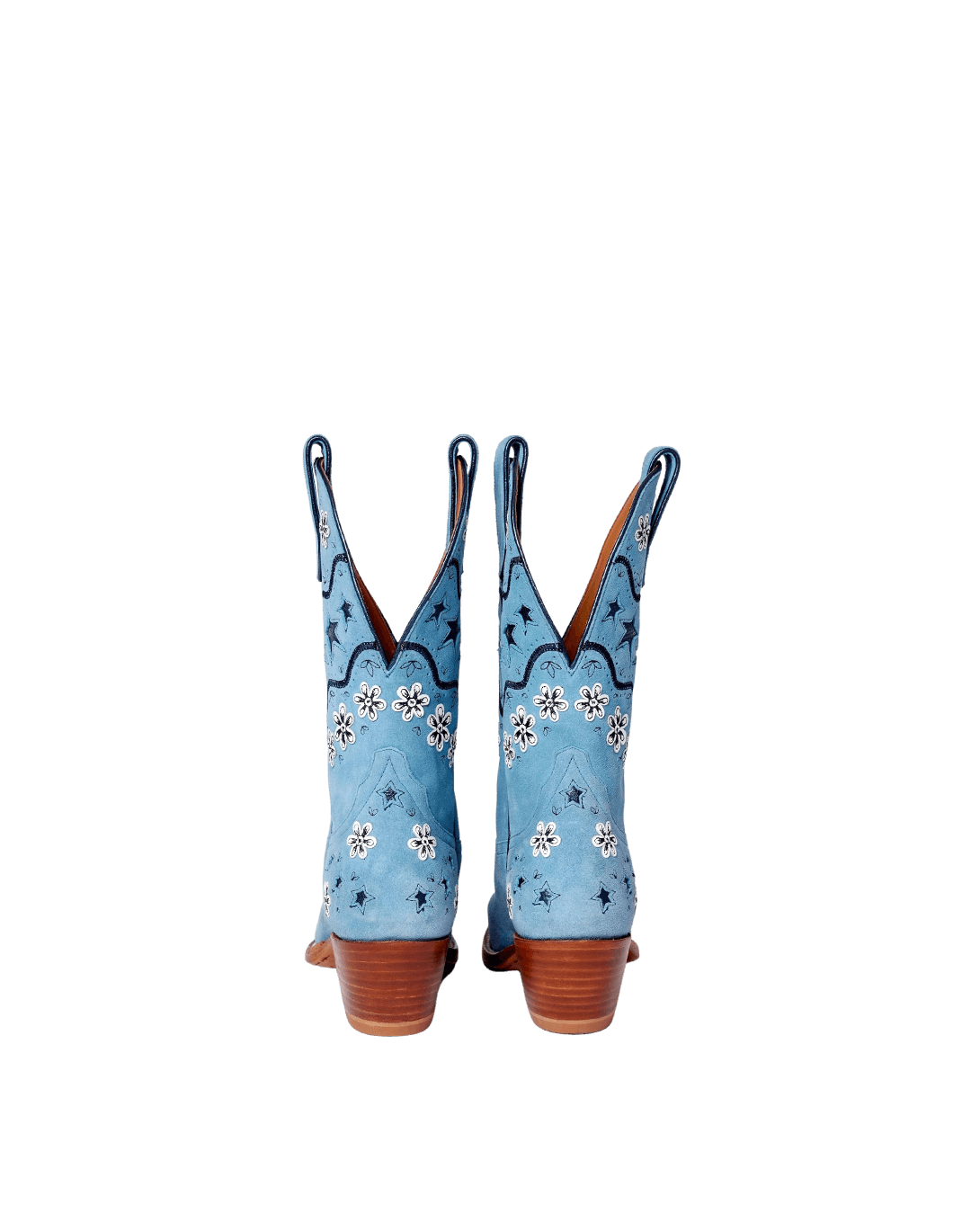 Wade Powder Blue Suede Women&