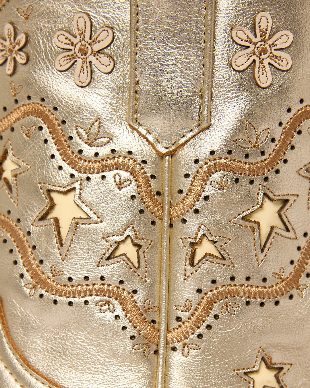 Wylie - Metallic Gold | Luxury Fashion Women's Cowboy Boot | Miron Crosby