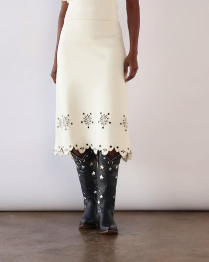 Margretta Navy Luxury Fashion Women&