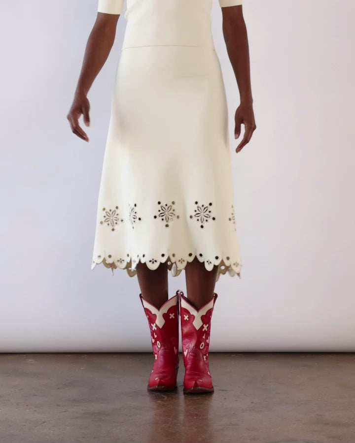 Elaine Red Luxury Fashion Women's Cowboy Boots | Miron Crosby